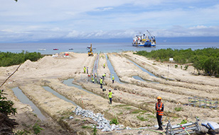 2022 年 フィリピン、酒田港海象計設置
